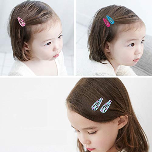 Goma de Pelo, Foonii 200 Piezas Mini Banda de Pelo de Colores Variados Banda Elástica de Pelo de Chica Niña Cinta de Goma, Anillo de pelo duradero +10 Piezas Pinza De Pelo（Colorear）