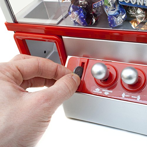 Goods & Gadgets Máquina de Caramelos máquina de Caramelos Pinza de Caramelos Pinza de Pinzas máquina tragaperras roja