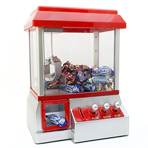 Goods & Gadgets Máquina de Caramelos máquina de Caramelos Pinza de Caramelos Pinza de Pinzas máquina tragaperras roja