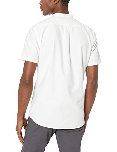 Goodthreads Camisa Standard Fit Oxford de Manga Corta con Cuello de Tira Hombre
