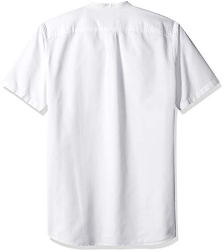 Goodthreads Camisa Standard Fit Oxford de Manga Corta con Cuello de Tira Hombre