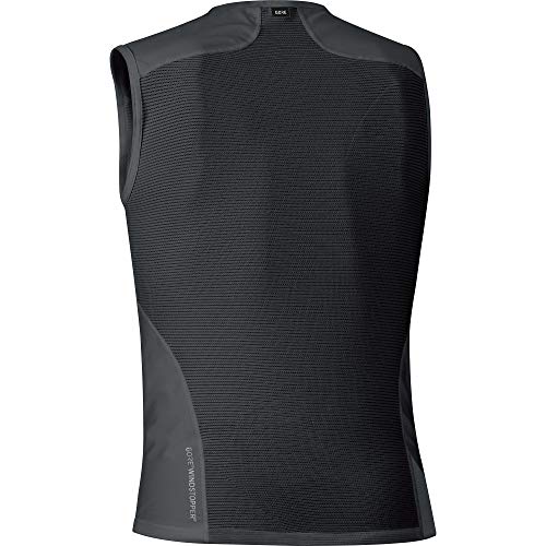 GORE WEAR M Camiseta interior de hombre GORE WINDSTOPPER, Talla: S, Color: Negro