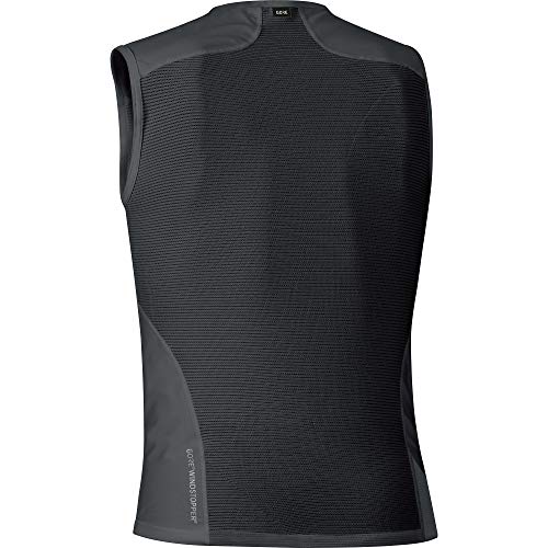 GORE WEAR M Camiseta interior de hombre GORE WINDSTOPPER, Talla: S, Color: Negro