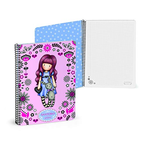 Gorjuss Libreta, 80 Hojas Cuadriculadas, A5
