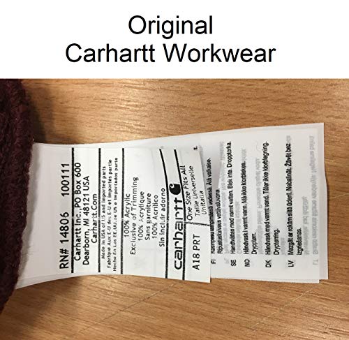 Gorro de invierno Carhartt para él y para ella, OFA, 100% acrílico, elástico (Verde Oscuro)
