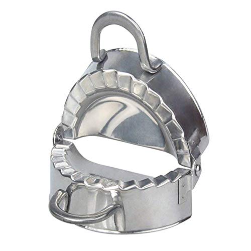gotyou Acero Inoxidable Dumpling Maker Molde Raviolis,Moldes para Empanadas Molde Prensa Cortador de Masa,Molde Redondo para Hacer Ravioli,Accesorio de Cocina