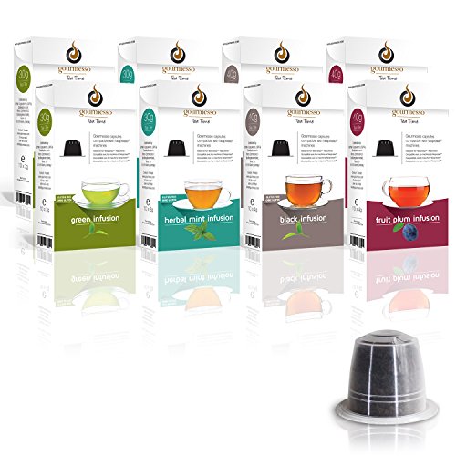 Gourmesso Infusion Bundle (80 Capsulas) - Cápsulas de café compatibles con cafetera Nespresso ®*