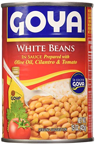 Goya Alubias Blancas Guisadas, 425 g, Pack de 12