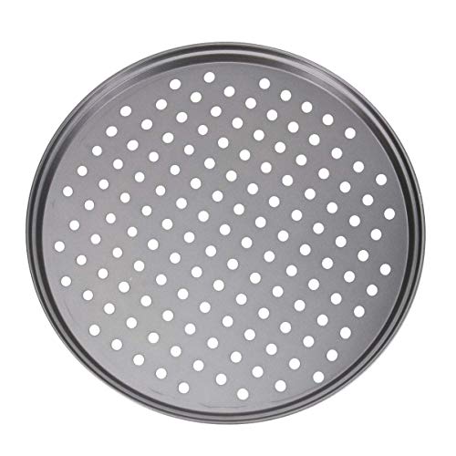 GPWDSN Sartén para Pizza con Agujeros Bandeja para Hornear Pizza Profesional Placa Antiadherente para Restaurante Parrilla para el hogar Herramientas para Hornear Barbacoa 12 Pulgadas