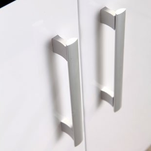 GRAFICA MA.RO SRL Muebles para baño Modelo Lion 150 cm para Cuarto de baño Espejo baño Grifo Incluido Mueble + 2 Espejos + repisas + grifería