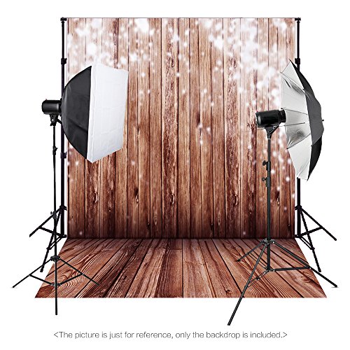 Gran telón de fondo Andoer 1,5 x 2 m, suelo de madera clásico de moda para el estudio del fotógrafo profesional. , 9
