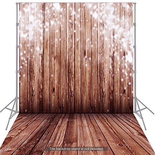 Gran telón de fondo Andoer 1,5 x 2 m, suelo de madera clásico de moda para el estudio del fotógrafo profesional. , 9