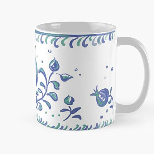 Granada Pottery - Albayzin Style Symbol Of Life Love Luck Classic Mug Funny Gift Coffee Tea Cup White 11 Oz The Best Gift For Holidays