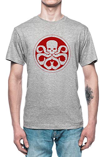 Granizo Hidra - Hidra Hombre Camiseta tee Gris Men's Grey T-Shirt