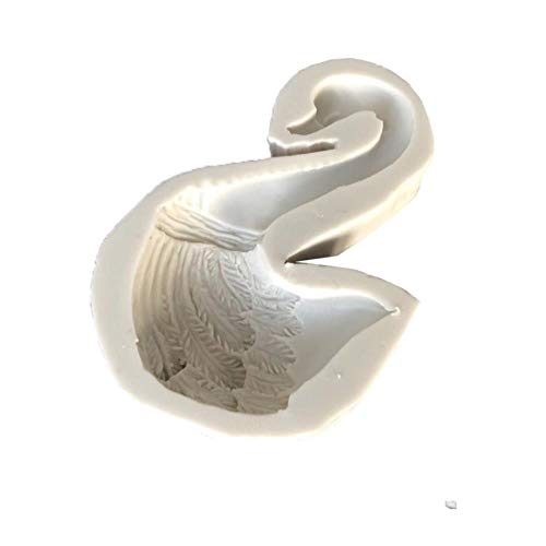 GRAYSONGMS Molde de Silicona diseño de Flamenco de Cisne para Hornear Fondant, Tartas, Dulces, gelatina, Chocolate, decoración de Tartas, Molde de gomitas