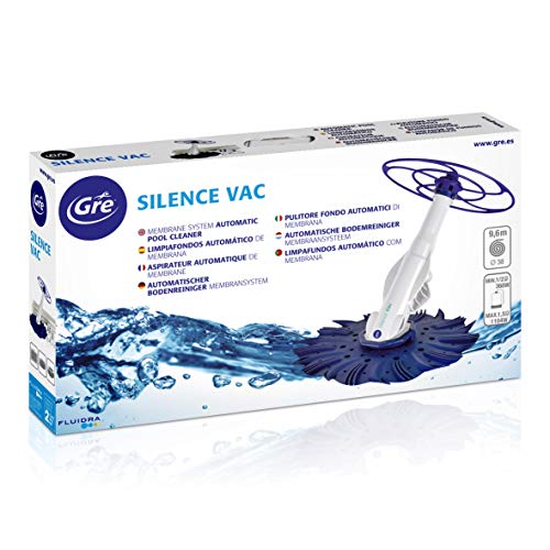 Gre 90397 Silence Vac - Limpiafondos Automático para Piscina, 0,5 CV / 1,5 CV