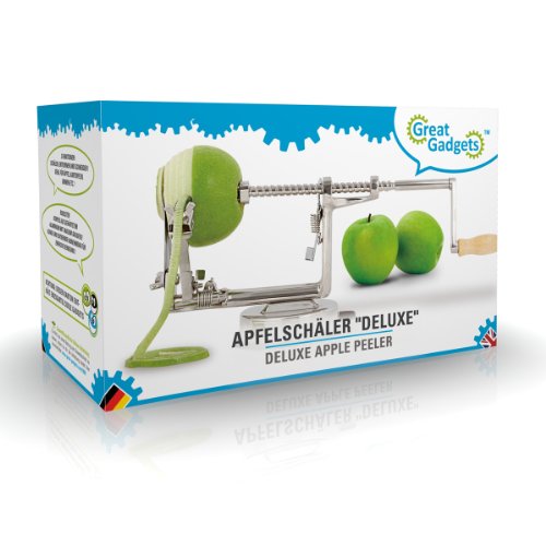 GreatGadgets Deluxe - Utensilio de Aluminio para pelar Manzanas