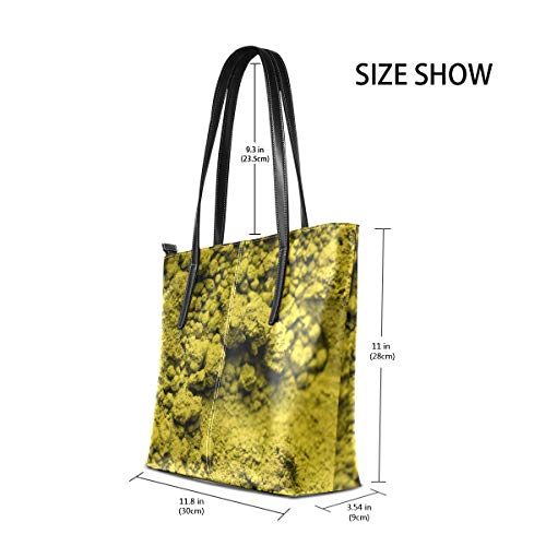 Green Tea Matcha - Bolso de piel para mujer, diseño de té verde