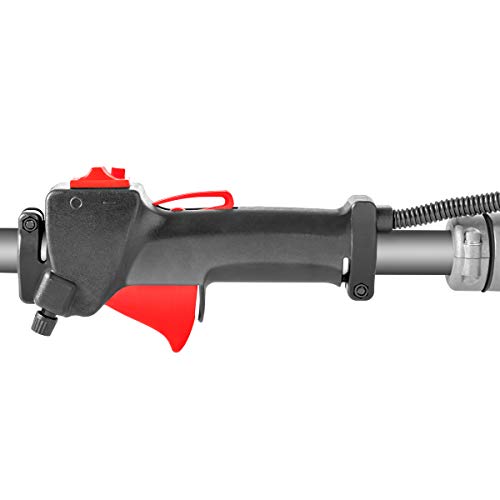 GREENCUT PP650X - Podadora de altura de gasolina de 56cc y 4,9cv, Espada de 305mm y altura maxima de 5m con 3 barras extensibles