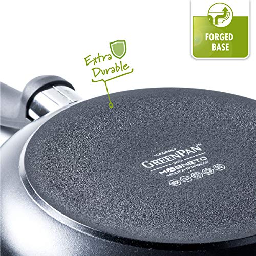 GreenPan Cambridge Infinity cerámica Antiadherente Wok, Negro