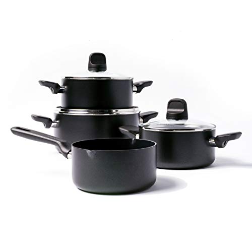 GreenPan CC001666-001 Memphis - Batería de cocina (4,91 L), color negro