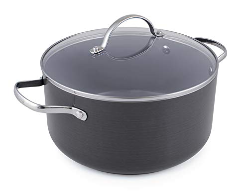 GreenPan Venice anodizado Duro con Recubrimiento Antiadherente cerámica inducción Cacerola P, 24