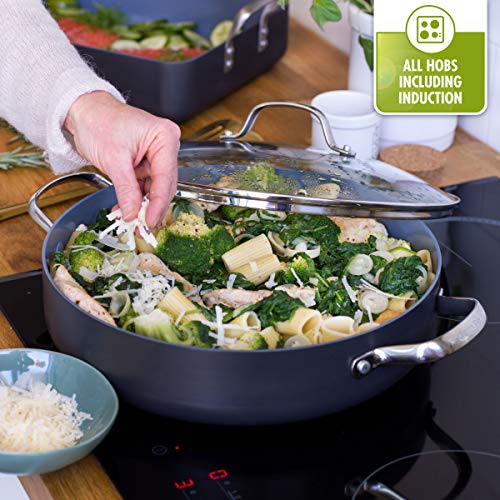 GreenPan Venice - Sartén, aluminio anodizado acero inoxidable, 20 cm - Frypan