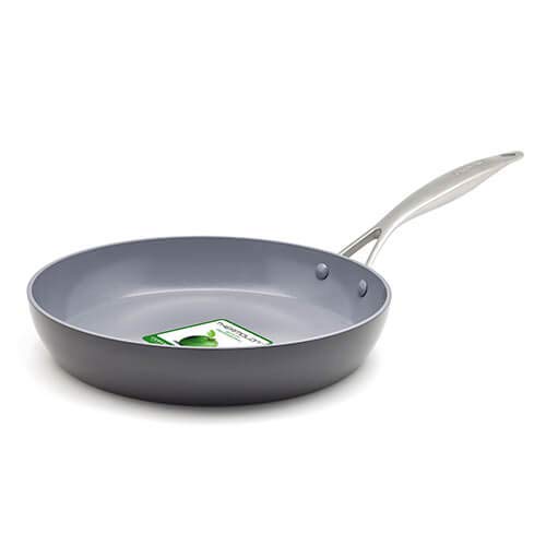 GreenPan Venice - Sartén, aluminio anodizado acero inoxidable, Plateado, 26 cm - Frypan