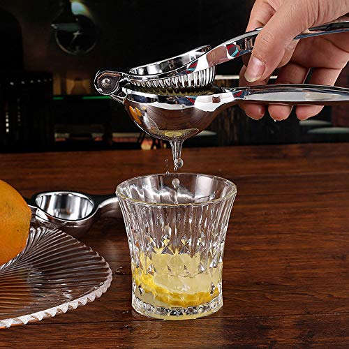 Gresunny exprimidor limones manual exprimidor de limones acero inoxidable exprimidor de cítricos limón lima naranja fruta exprimidor de limas prensa manual para cocina bar apto para lavavajillas