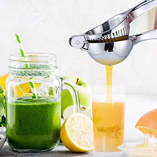 Gresunny exprimidor limones manual exprimidor de limones acero inoxidable exprimidor de cítricos limón lima naranja fruta exprimidor de limas prensa manual para cocina bar apto para lavavajillas