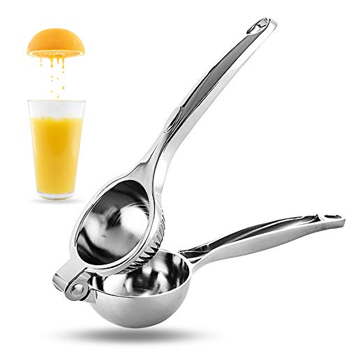 Gresunny exprimidor limones manual exprimidor de limones acero inoxidable exprimidor de cítricos limón lima naranja fruta exprimidor de limas prensa manual para cocina bar apto para lavavajillas