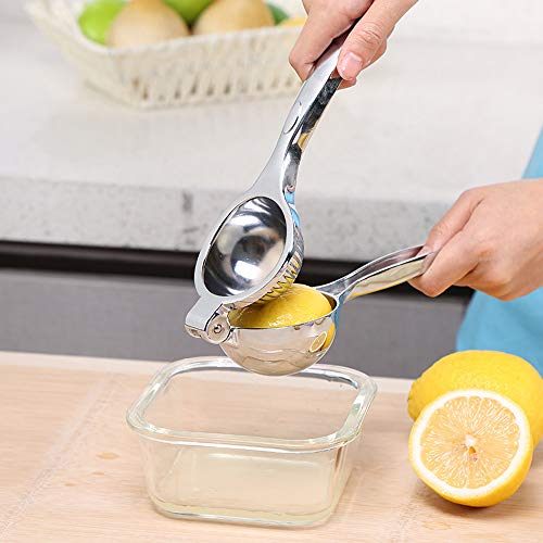 Gresunny exprimidor limones manual exprimidor de limones acero inoxidable exprimidor de cítricos limón lima naranja fruta exprimidor de limas prensa manual para cocina bar apto para lavavajillas