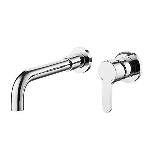 GRIFEMA G11503 - Grifo Empotrado lavabo, mezclador de baño de pared, Cromo