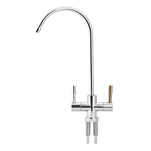 Grifo de Cocina, Con 2 tiradores cromados Osmosis Inversa Pulse Herramientas nuevo estilo doble agujero del fregadero Grifo filtro de agua potable golpecito de la cocina