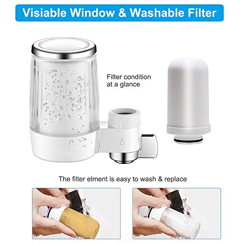 Grifo purificador de agua grifo cocina ABS material purificador de agua doble salida conveniente para estándar grifo