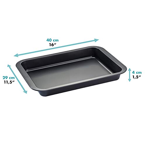 Grizzly Bandeja de horno - Antiadherente - Uso universal 40 x 29 x 4 cm