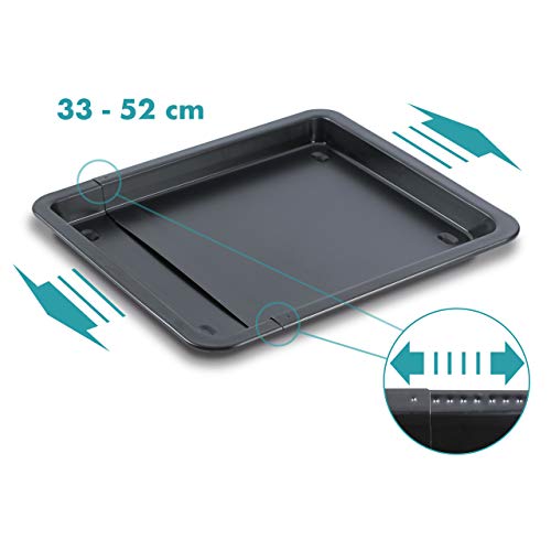 Grizzly Bandeja Universal para horno extensible - 33-52 cm - antiadherente