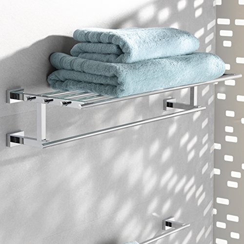 Grohe Essentials Cube - Toallero múltiple , 600 mm, fijación empotrada (Ref. 40512001)