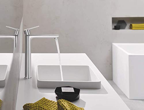Grohe Lineare - Grifo de lavabo, monomando con caño extra alto, para lavabos tipo bol de sobremueble (Ref. 23405001)
