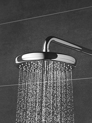 Grohe Tempesta Cosmopolitan 210 - Sistema de ducha con termostato, alcachofa de 210 mm y teleducha de 100 mm con dos chorros y acabado cromado (Ref. 27922001)