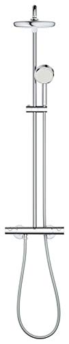 Grohe Tempesta Cosmopolitan 210 - Sistema de ducha con termostato, alcachofa de 210 mm y teleducha de 100 mm con dos chorros y acabado cromado (Ref. 27922001)