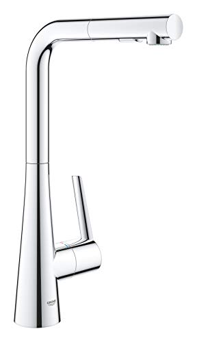 Grohe Zedra - Grifo cocina, cabezal extraíbe, color cromado (Ref. 32553002)