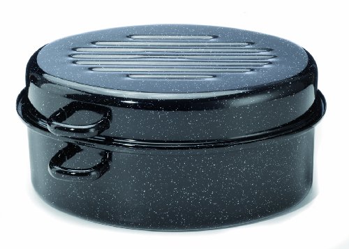 GSW 410380 - Fuente esmaltada para el Horno (38 cm de diámetro, Forma Ovalada)