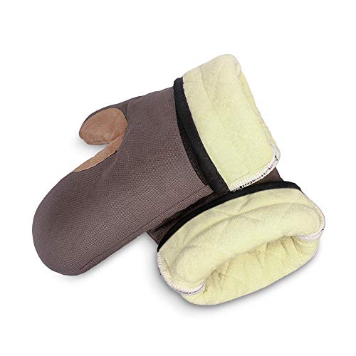 Guantes de Barbacoa,esafio,Guantes de Cocina, Resistentes al Calor Excelente, 1 Par de Oven Gloves Perfectos para Filete Frito, Cocinar,Hornear,Barbacoa