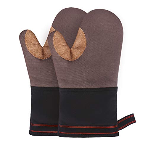 Guantes de Barbacoa,esafio,Guantes de Cocina, Resistentes al Calor Excelente, 1 Par de Oven Gloves Perfectos para Filete Frito, Cocinar,Hornear,Barbacoa