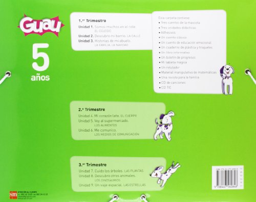 Guau. 5 años, 1 trimestre - 9788467560848