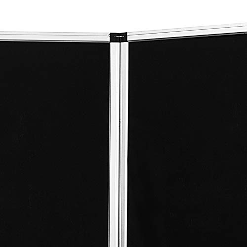 Guellin 180X90cm Biombos 3 Piezas Biombo Plegable Separador de Espacios para Museos, Bibliotecas, Exposiciones Panel de Presentación (180X90cm)