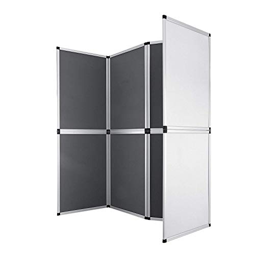 Guellin 61x91 cm Biombo 8 Paneles Biombo Plegable Separador de Espacios Pantalla Partición Interior para Separar Ambientes o Habitaciones