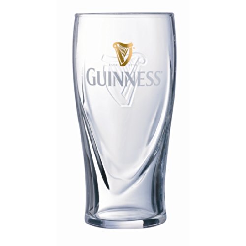 Guinness - Juego de 6 vasos de cerveza de pinta irlandesa (16oz)