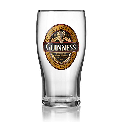 Guinness Ruby Red Vaso de cerveza transparente